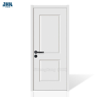 تصميم داخلي أبيض جديد مصبوب Pvcwpc Wood Door Panelskin (JHK-W007)
