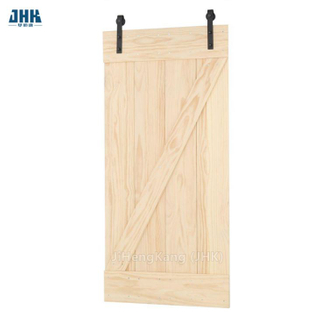 باب الحظيرة من الخشب الصلب بتصميم لوحة خشبية