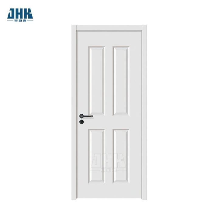 باب Kangton White Primer Door ذو تصميم متساطح مع أخدود أفقي وعمودي للداخلية ...